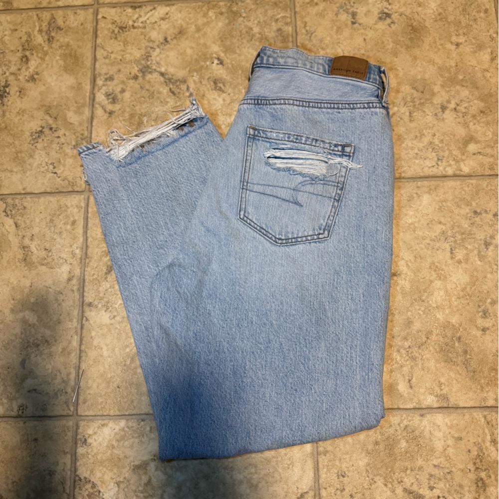 American Eagle Outfitters Light Blue Boyfriend Jeans